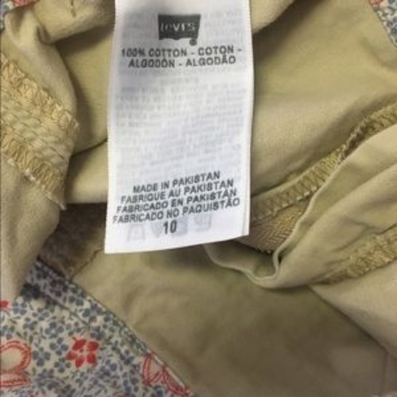 Tan Levi Shorts - Picture 4 of 4